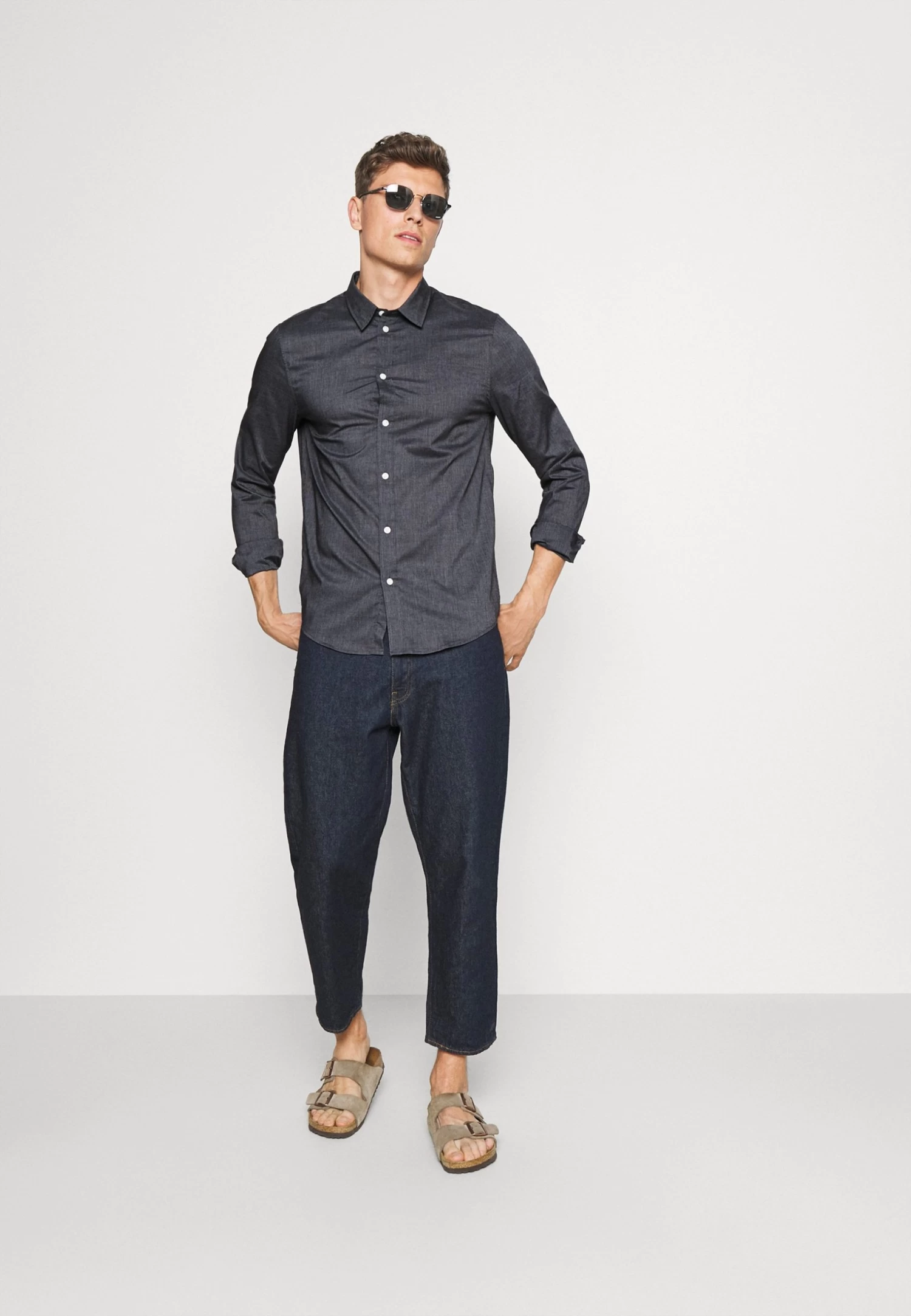 Pier One Shirt -Blue Grey 4 Pier One Shirt -Blue Grey - Image 2