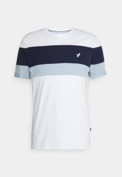 Pier One Print T-Shirt - White/Blue -Pier One b0f4da8f05f1438792789d645aeab48b