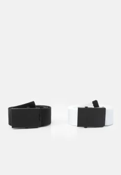 Pier One 2 Pack - Belt - 802 - Black_001 - White