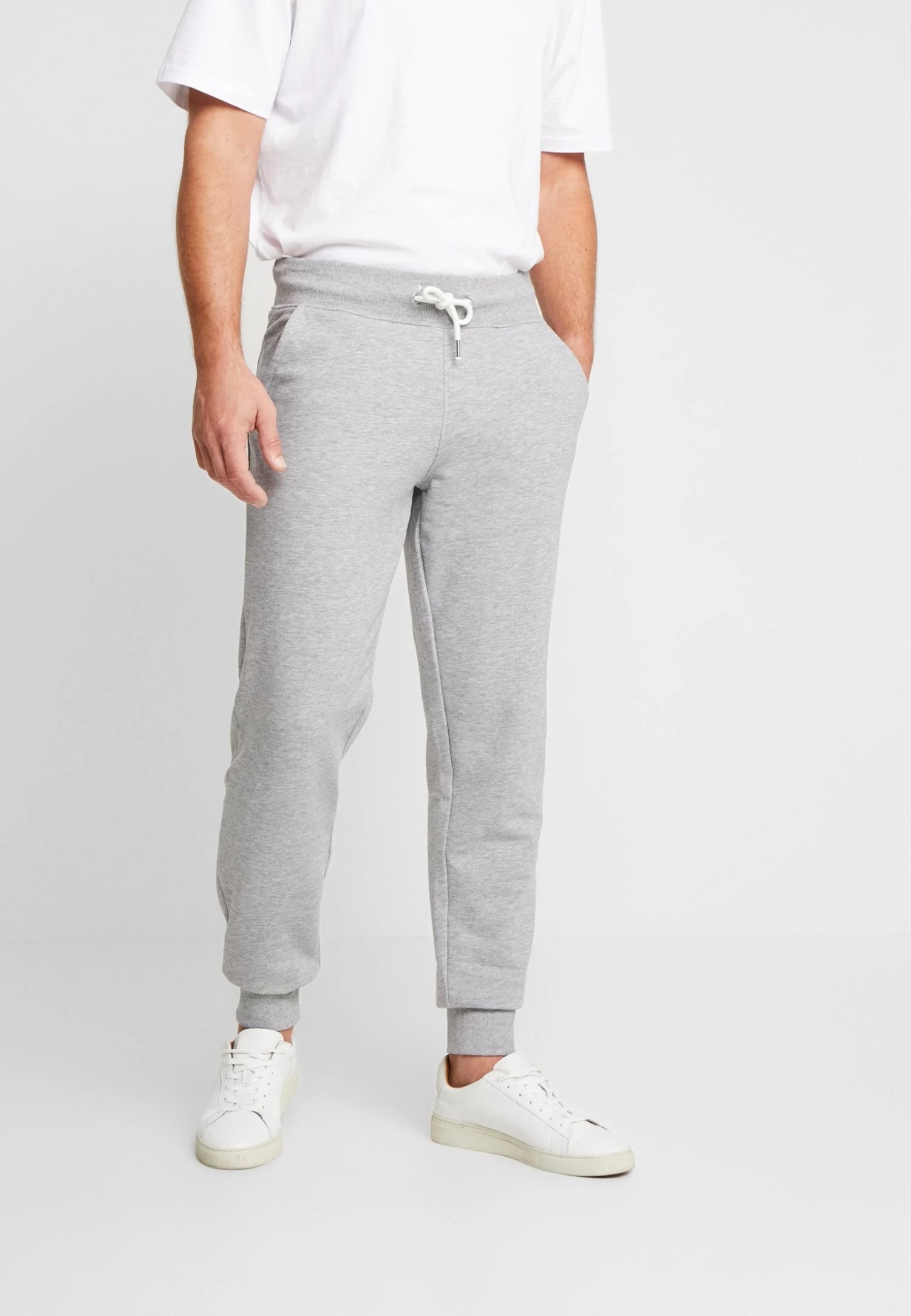 Pier One Tracksuit Bottoms - Mottled Light Grey 3 Pier One Tracksuit Bottoms - Mottled Light Grey