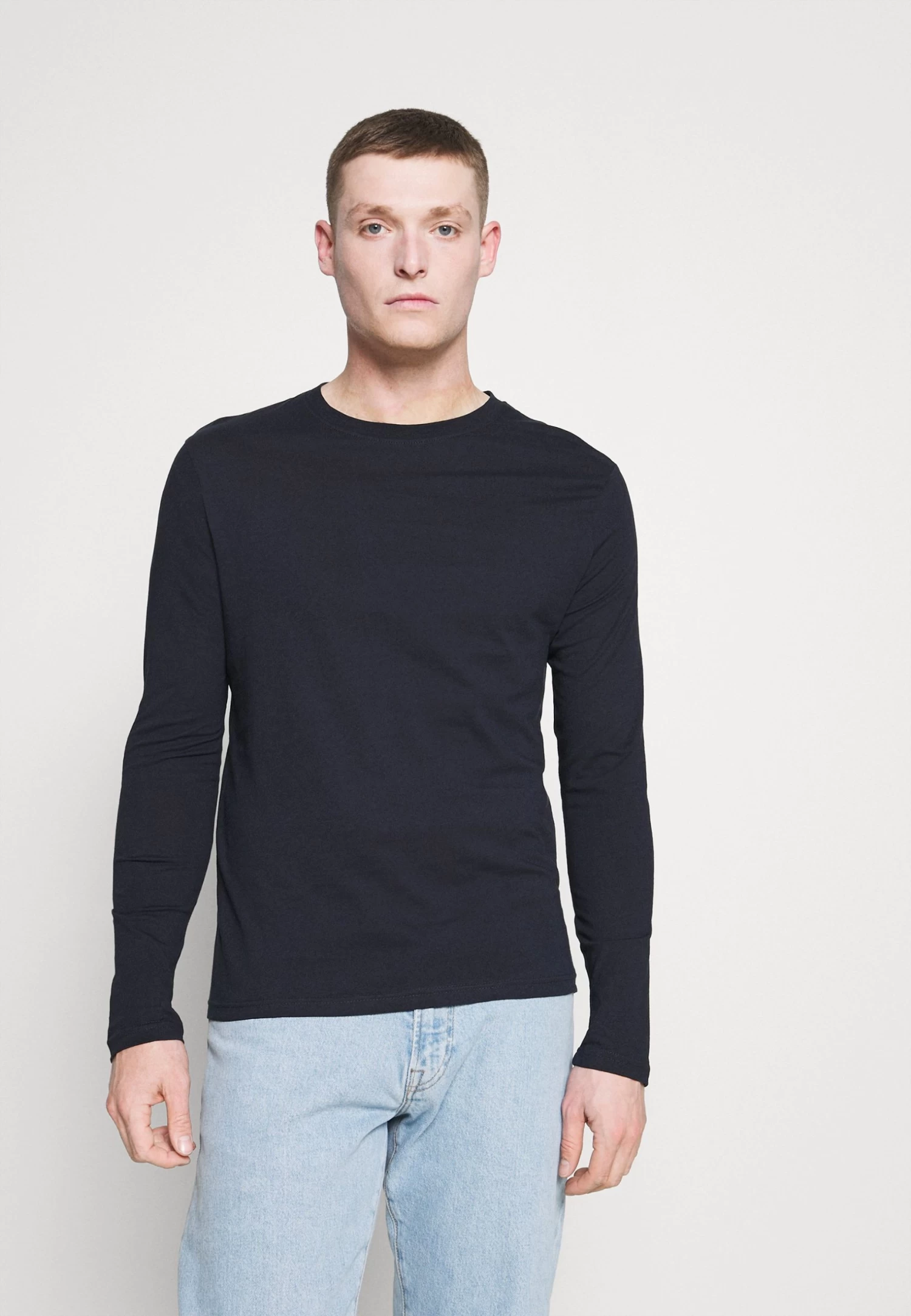 Pier One 5 Pack - Long Sleeved Top - White/Dark Blu/Grey 7 Pier One 5 Pack - Long Sleeved Top - White/Dark Blu/Grey - Image 5