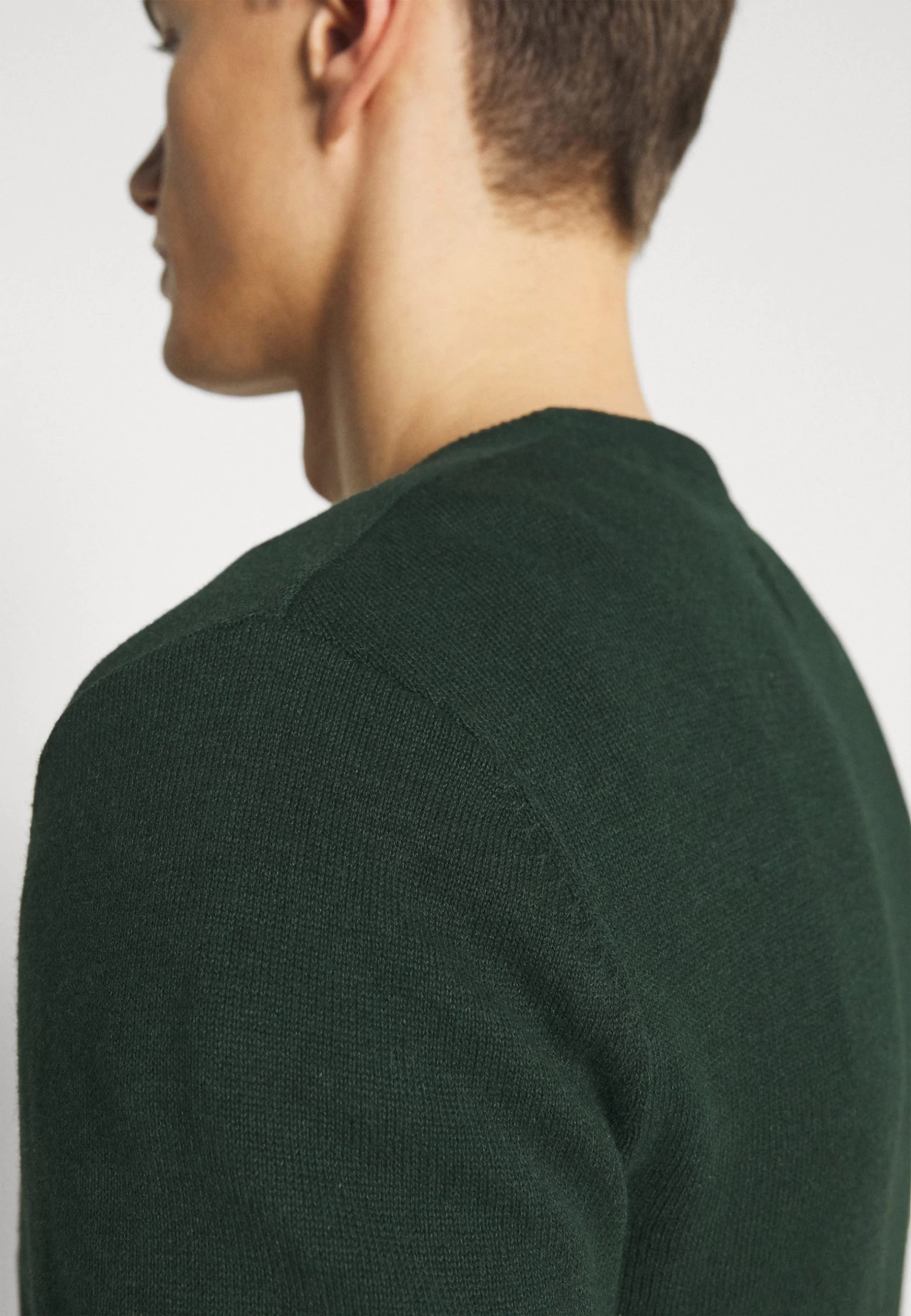 Pier One Basic Crewneck - Jumper - Mottled Dark Green 7 Pier One Basic Crewneck - Jumper - Mottled Dark Green - Image 5