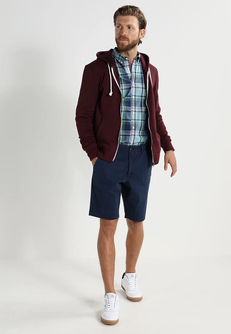 Pier One Zip-Up Sweatshirt - Bordeaux Melange 4 Pier One Zip-Up Sweatshirt - Bordeaux Melange - Image 2