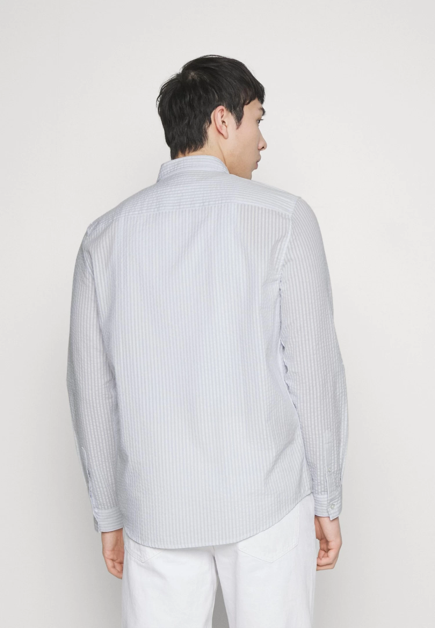 Pier One Shirt - White/Light Blue 5 Pier One Shirt - White/Light Blue - Image 3