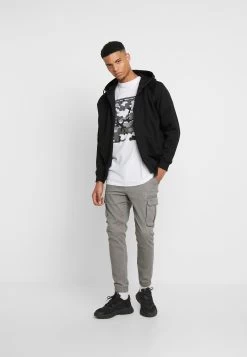 Pier One Cuffed Skinny Trouser- Cargo Trousers - Grey 9 Pier One Cuffed Skinny Trouser- Cargo Trousers - Grey -Pier One bcf6802fe30f4fe39e862b57575270b4