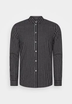 Pier One Flannel Stripes- Shirt - Dark Grey