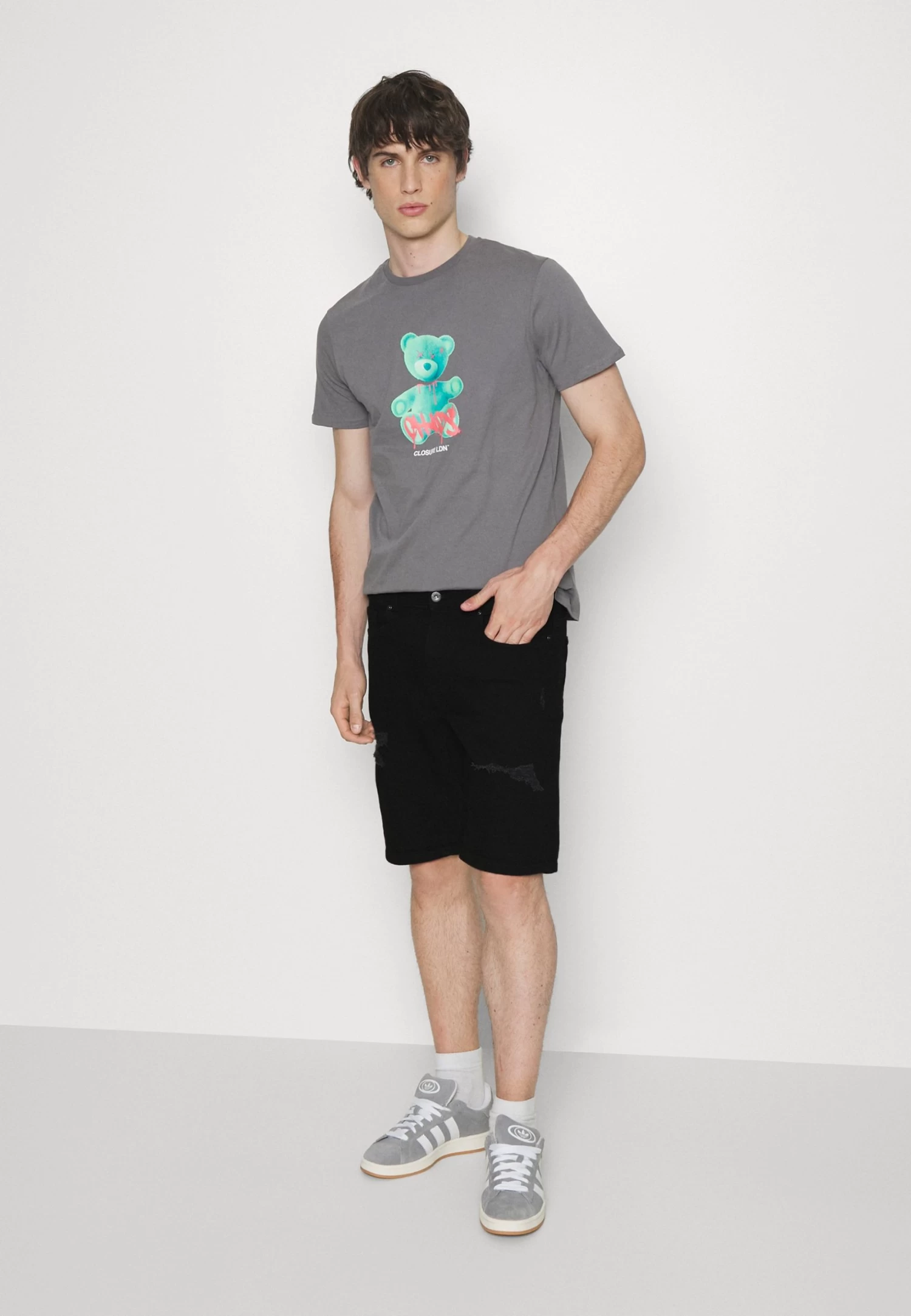 Pier One Unisex 2 Pack - Denim Shorts - Blue/Black Denim 7 Pier One Unisex 2 Pack - Denim Shorts - Blue/Black Denim - Image 5