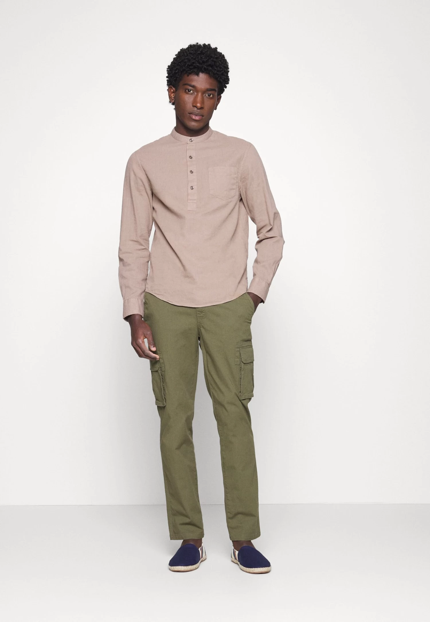 Pier One Shirt - Taupe 4 Pier One Shirt - Taupe - Image 2