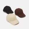 Pier One Unisex 3 Pack - Cap - Black/Dark Brown/Beige 1 Pier One Unisex 3 Pack - Cap - Black/Dark Brown/Beige -Pier One c2733f675ca44ebd8c1145369473dacc
