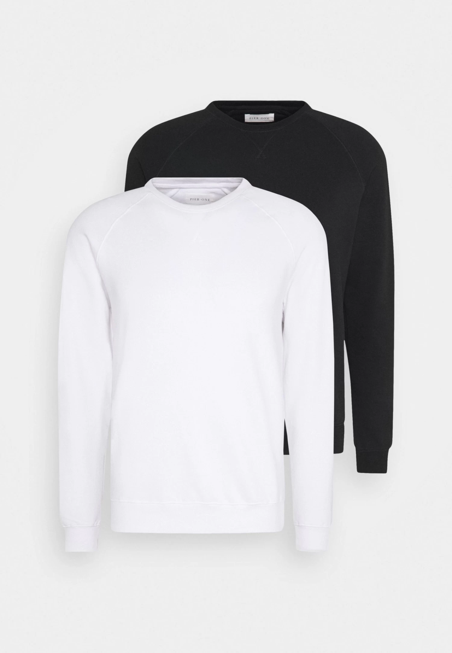 Pier One 2 Pack - Sweatshirt - White/Black 7 Pier One 2 Pack - Sweatshirt - White/Black - Image 5