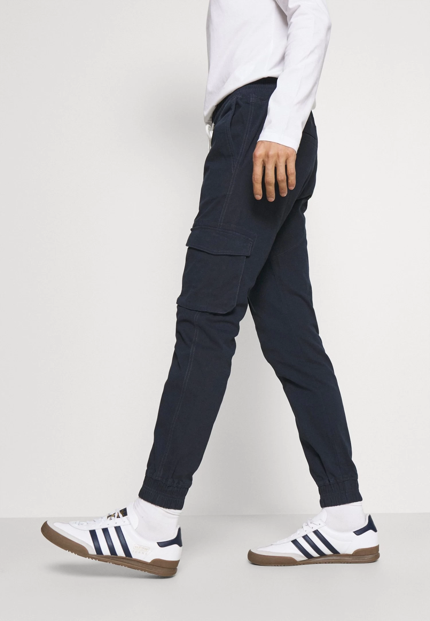 Pier One Cargo Trousers - Dark Blue 6 Pier One Cargo Trousers - Dark Blue - Image 4