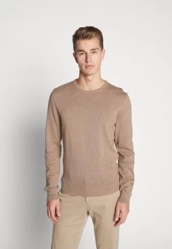 Pier One Basic Crewneck - Jumper - Mottled Beige