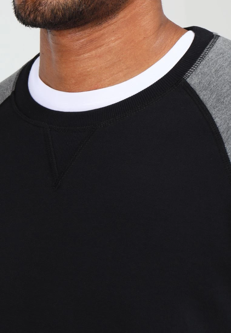 Pier One Sweatshirt - Grey Melange/Black 6 Pier One Sweatshirt - Grey Melange/Black - Image 4