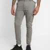 Pier One Cuffed Skinny Trouser- Cargo Trousers - Grey 1 Pier One Cuffed Skinny Trouser- Cargo Trousers - Grey -Pier One cf622340c03a4d19959ae806ee508811