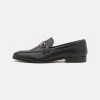 Pier One Leather - Slip-Ons - Black