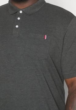 Pier One Tricolore Trim- Polo Shirt - Dark Grey -Pier One d570541375134f839e88f1f4a3b399d4