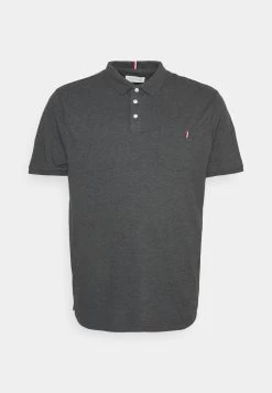 Pier One Tricolore Trim- Polo Shirt - Dark Grey -Pier One d71f135acdb14bbd877c7d99fda87b64