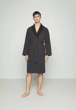 Pier One Shawl Towel Bathrobe - Dressing Gown - Dark Grey 9 Pier One Shawl Towel Bathrobe - Dressing Gown - Dark Grey -Pier One d74acb5b72bf4a45a923d6b0a18d6eaf