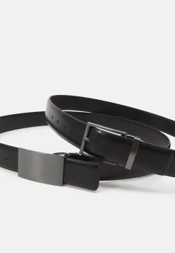 Pier One 2Pack Unisex - Belt -Black -Pier One d8d4b393d0754020b6eab742e37a82b7
