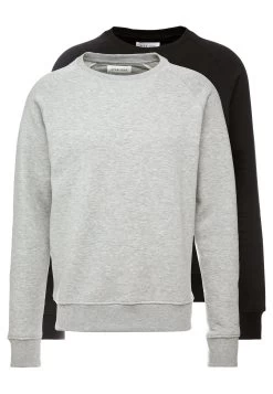 Pier One 2 Pack - Sweatshirt - Mottled Light Grey/Black 12 Pier One 2 Pack - Sweatshirt - Mottled Light Grey/Black -Pier One dba537e667ce4fe2aee0ab958e24e9cf