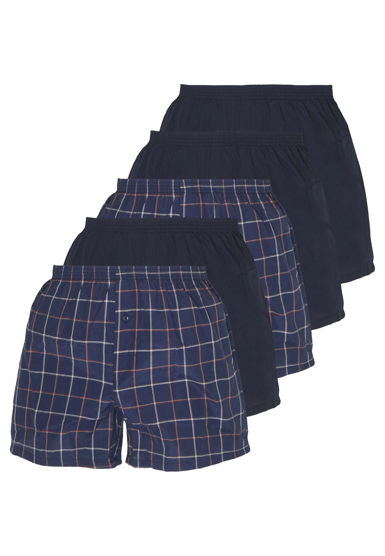Pier One 5 Pack - Boxer Shorts - Dark Blue 6 Pier One 5 Pack - Boxer Shorts - Dark Blue - Image 4