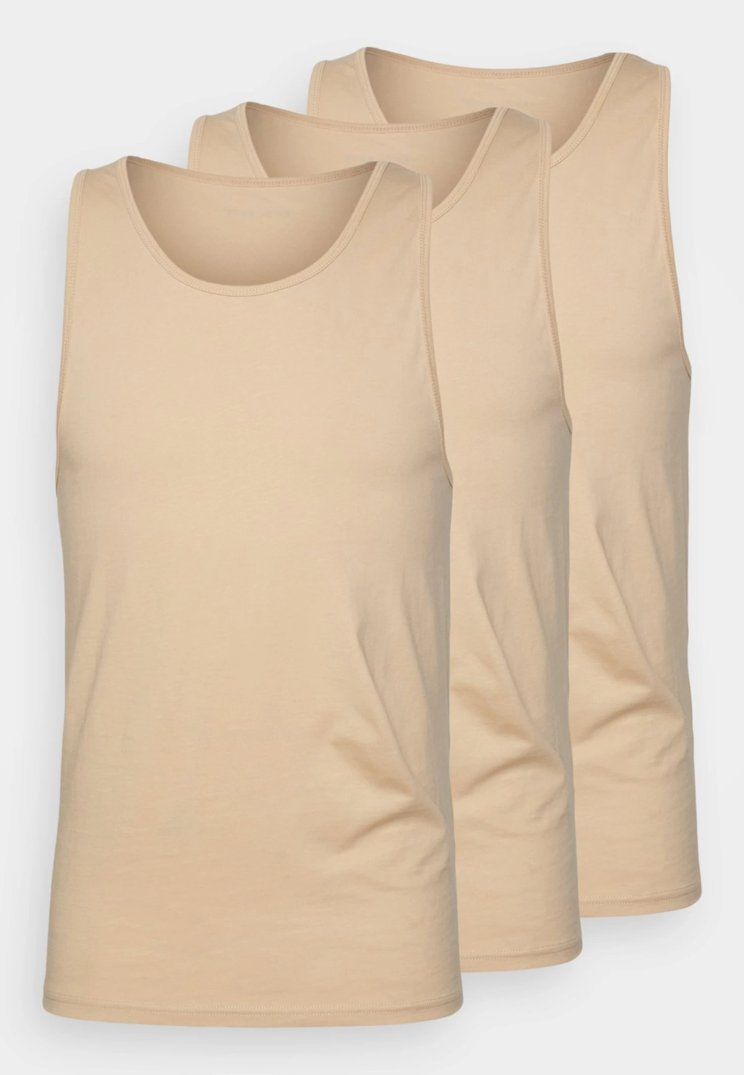 Pier One 3Pck Skin Tone Rib Vest- Undershirt - Beige 6 Pier One 3Pck Skin Tone Rib Vest- Undershirt - Beige - Image 4