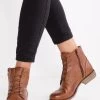 Pier One Lace-Up Ankle Boots - Brandy -Pier One e0212df5bd254ae6b6525f1b4ee7c672