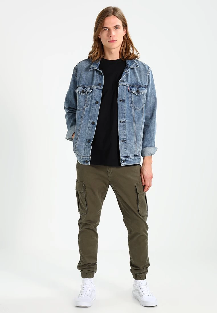 Pier One Cuffed Skinny Trouser- Cargo Trousers - Khaki 4 Pier One Cuffed Skinny Trouser- Cargo Trousers - Khaki - Image 2