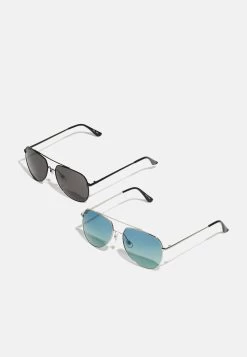 Pier One 2 Pack - Sunglasses - Black/Blue