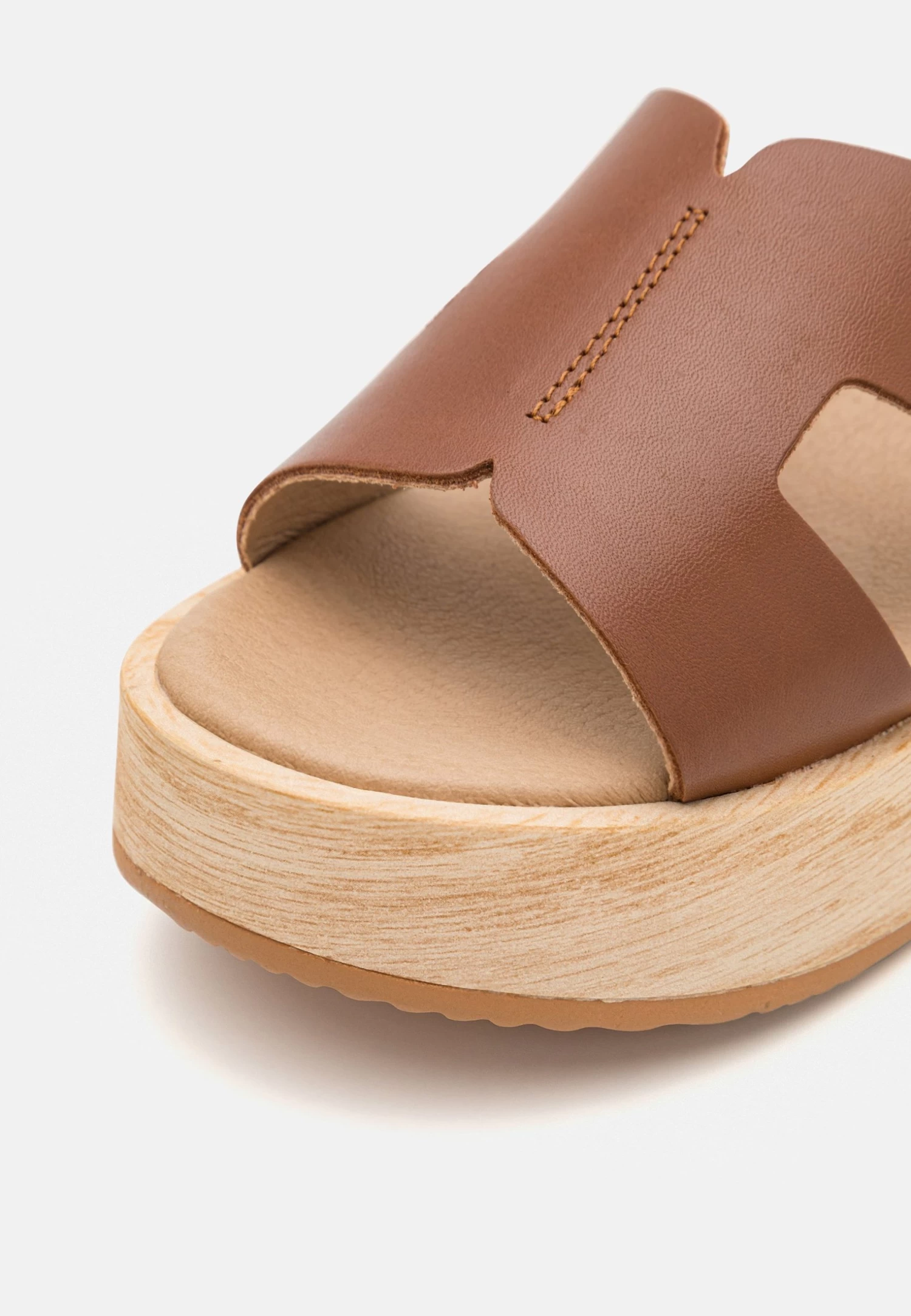 Pier One Leather - Clogs - Cognac 9 Pier One Leather - Clogs - Cognac - Image 7