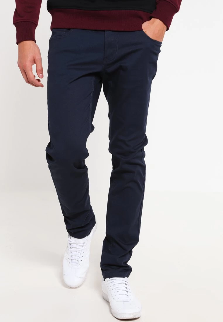 Pier One Trousers - Dark Blue 3 Pier One Trousers - Dark Blue