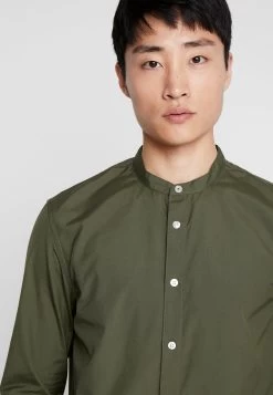 Pier One 2 Pack - Shirt - Oliv/Black -Pier One e61d982891db443cb20fcf452cc69907