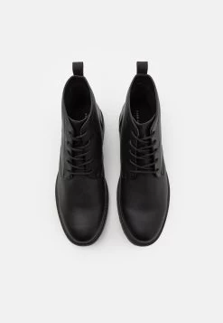 Pier One Lace-Up Ankle Boots - Black 11 Pier One Lace-Up Ankle Boots - Black -Pier One e7a1e6b202d7478799fd6b61111c4d37
