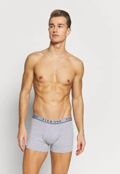 Pier One 5 Pack - Pants - Dark Blue/Mottled Grey