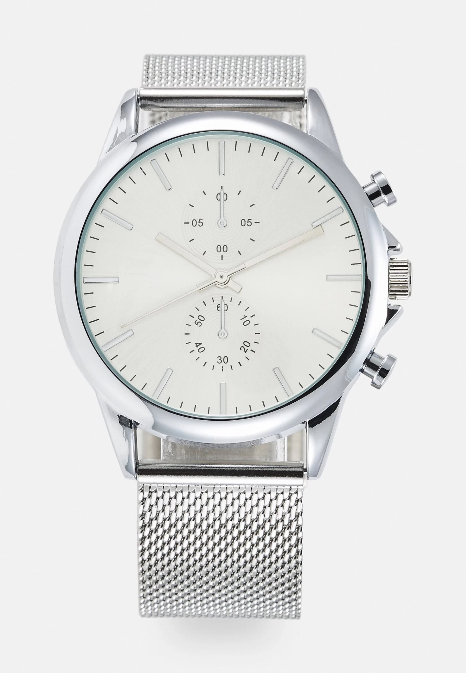 Pier One Unisex - Chronograph Watch - Silver-Coloured 3 Pier One Unisex - Chronograph Watch - Silver-Coloured