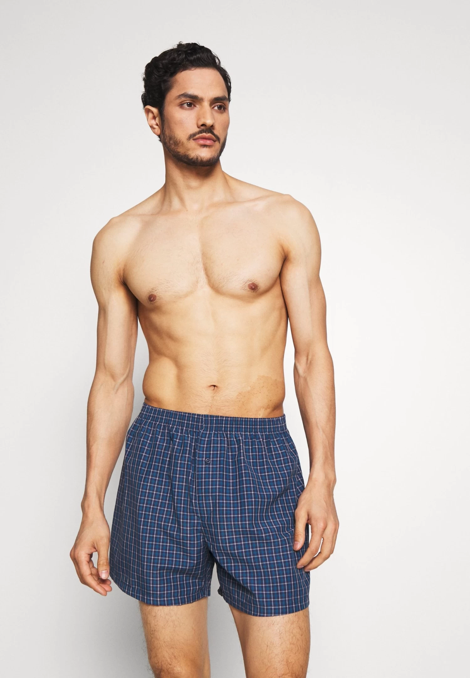Pier One 5 Pack - Boxer Shorts - Dark Blue/Blue 4 Pier One 5 Pack - Boxer Shorts - Dark Blue/Blue - Image 2