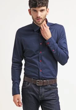Pier One Shirt - Dark Blue/Red