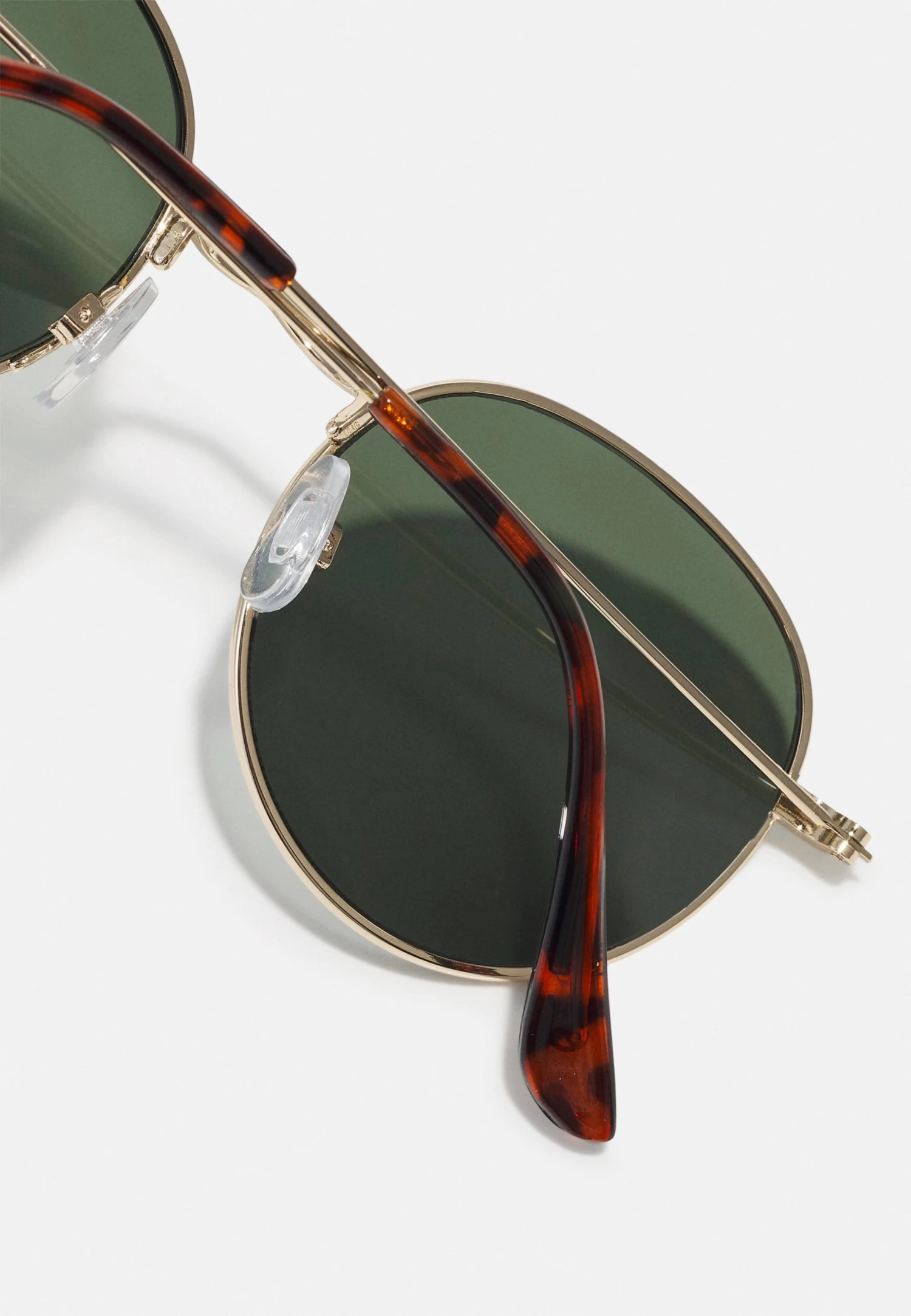 Pier One Unisex - Sunglasses - Gold-Coloured/Green 5 Pier One Unisex - Sunglasses - Gold-Coloured/Green - Image 3