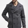 Pier One Short Coat - Dark Grey 1 Pier One Short Coat - Dark Grey -Pier One ec6b1303a8214ac890d73b02f48d4e22