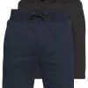 Pier One 2 Pack - Shorts - Dark Blue/Black -Pier One eee667fe5816453a9c270d93494b5613