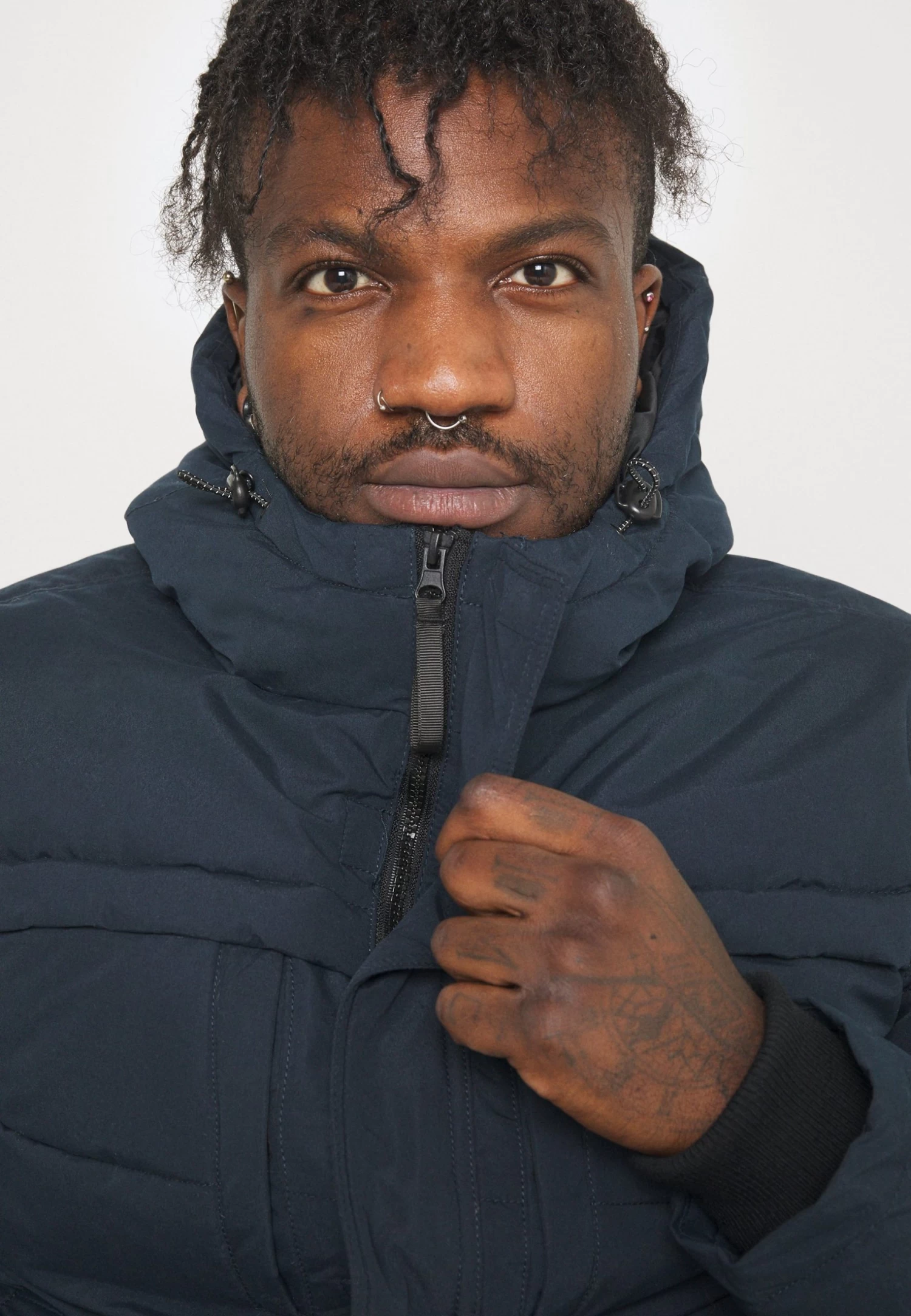 Pier One Winter Jacket - Dark Blue 8 Pier One Winter Jacket - Dark Blue - Image 6