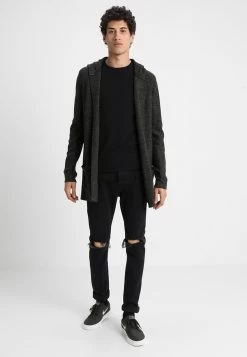 Pier One Cardigan - Black/Olive 10 Pier One Cardigan - Black/Olive -Pier One f0b86351320f4fb28ab9995d1fcf925e