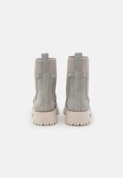 Pier One Leather - Platform Ankle Boots - Grey -Pier One f865b087763a46aa91f732826db210a4