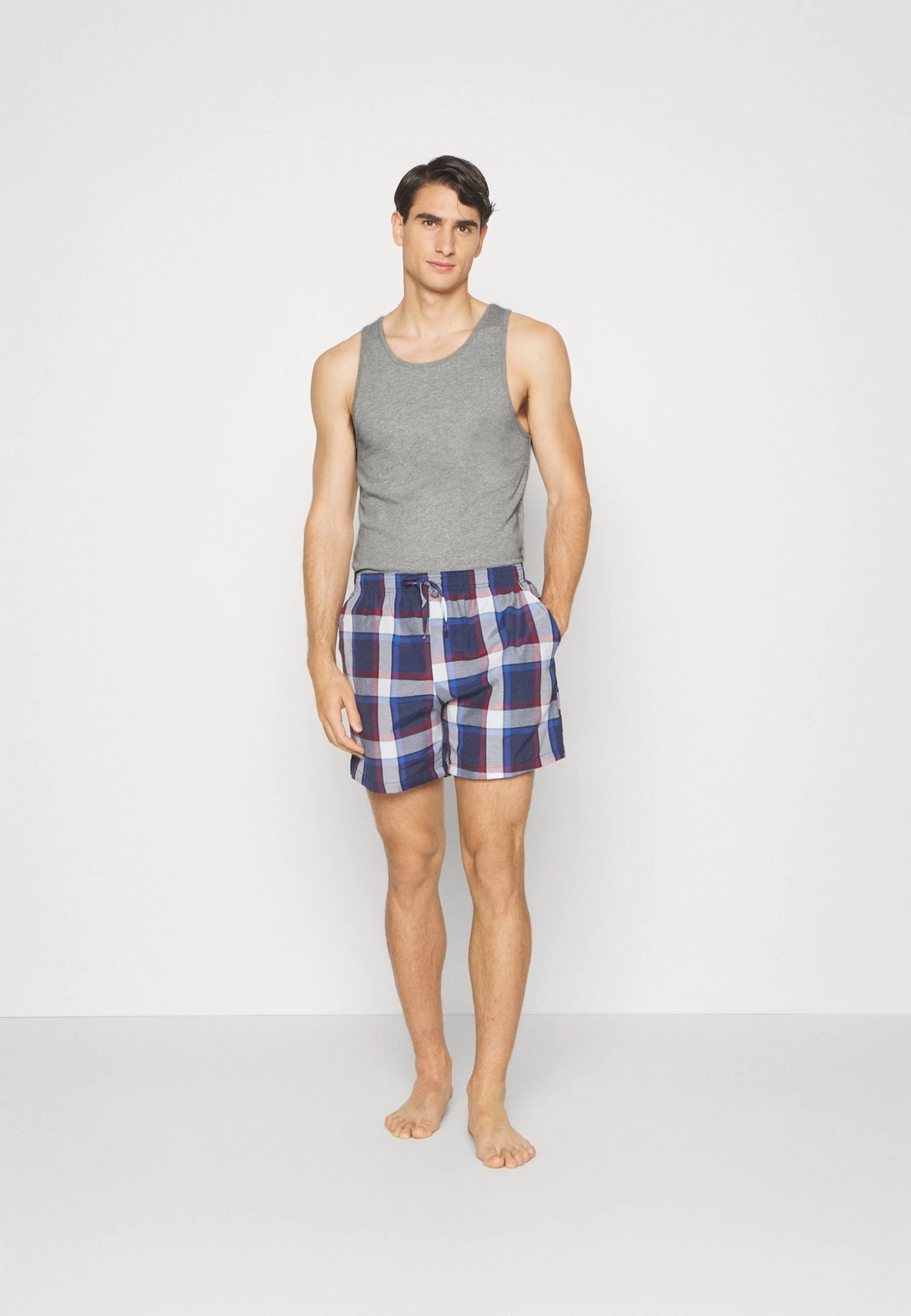 Pier One Rib Vestlue - Undershirt - Grey/White/Blue 4 Pier One Rib Vestlue - Undershirt - Grey/White/Blue - Image 2