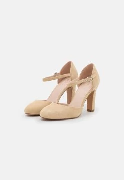 Pier One Leather- Classic Heels - Beige -Pier One f90b2b4a5c8a4181a1e87ac9442b9f1b