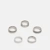 Pier One 5 Pack - Ring - Silver-Coloured -Pier One f9bb7c1be42845ce8ce1d97e3ef65d83