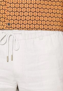 Pier One Linen Blend Drawcord Shorts- Shorts - Beige -Pier One faf1e59edf384bd2bc1cf42708a1a79d